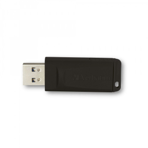 Pen Drive 128GB Verbatim Slider fekete USB 2.0 (49328)